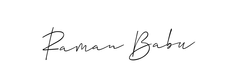 This is the best signature style for the Raman Babu name. Also you like these signature font (Allison_Script). Mix name signature. Raman Babu signature style 2 images and pictures png