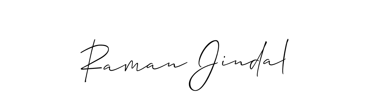 Make a beautiful signature design for name Raman Jindal. Use this online signature maker to create a handwritten signature for free. Raman Jindal signature style 2 images and pictures png