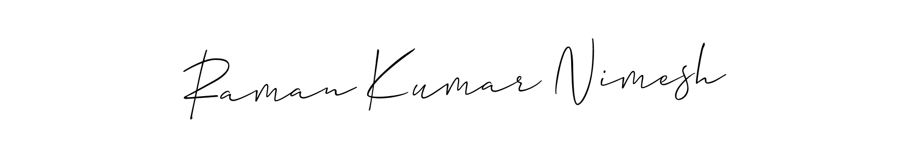 You can use this online signature creator to create a handwritten signature for the name Raman Kumar Nimesh. This is the best online autograph maker. Raman Kumar Nimesh signature style 2 images and pictures png