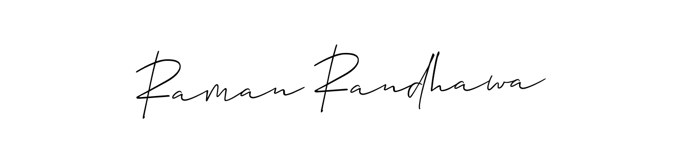 Best and Professional Signature Style for Raman Randhawa. Allison_Script Best Signature Style Collection. Raman Randhawa signature style 2 images and pictures png