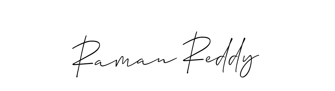 This is the best signature style for the Raman Reddy name. Also you like these signature font (Allison_Script). Mix name signature. Raman Reddy signature style 2 images and pictures png