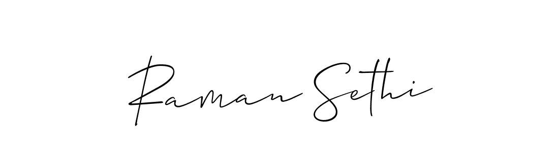 How to Draw Raman Sethi signature style? Allison_Script is a latest design signature styles for name Raman Sethi. Raman Sethi signature style 2 images and pictures png