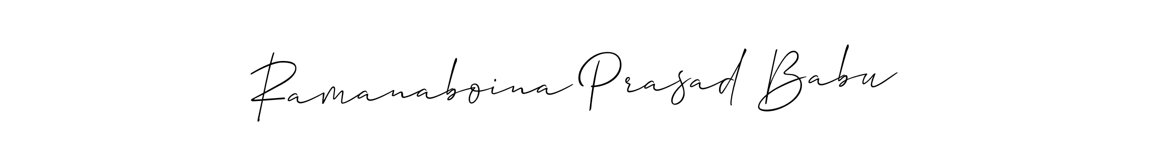 See photos of Ramanaboina Prasad Babu official signature by Spectra . Check more albums & portfolios. Read reviews & check more about Allison_Script font. Ramanaboina Prasad Babu signature style 2 images and pictures png