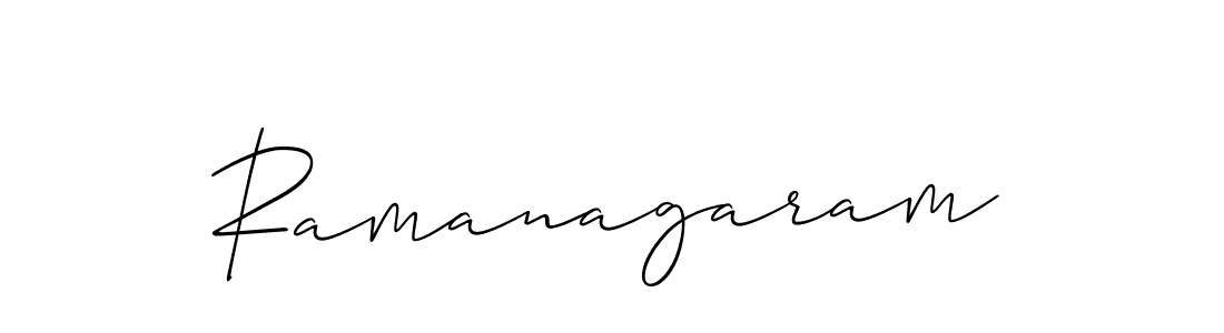 The best way (Allison_Script) to make a short signature is to pick only two or three words in your name. The name Ramanagaram include a total of six letters. For converting this name. Ramanagaram signature style 2 images and pictures png