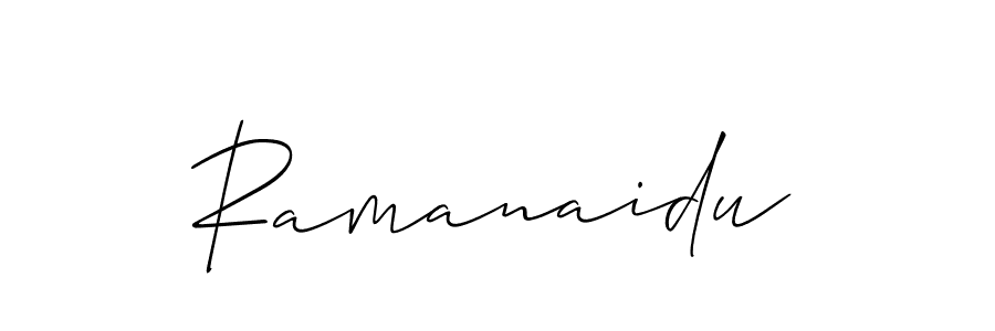 Also You can easily find your signature by using the search form. We will create Ramanaidu name handwritten signature images for you free of cost using Allison_Script sign style. Ramanaidu signature style 2 images and pictures png