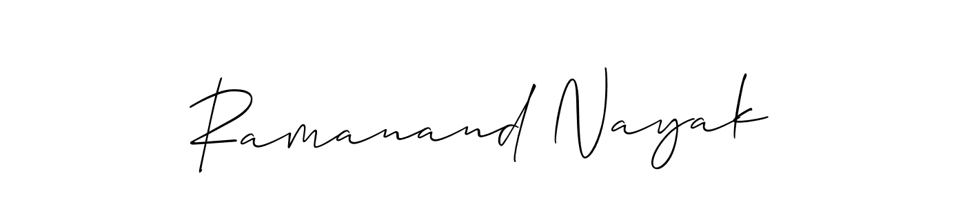 Similarly Allison_Script is the best handwritten signature design. Signature creator online .You can use it as an online autograph creator for name Ramanand Nayak. Ramanand Nayak signature style 2 images and pictures png