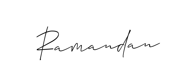 if you are searching for the best signature style for your name Ramandan. so please give up your signature search. here we have designed multiple signature styles  using Allison_Script. Ramandan signature style 2 images and pictures png