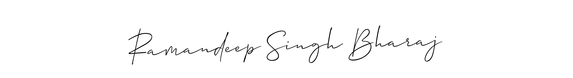 Similarly Allison_Script is the best handwritten signature design. Signature creator online .You can use it as an online autograph creator for name Ramandeep Singh Bharaj. Ramandeep Singh Bharaj signature style 2 images and pictures png