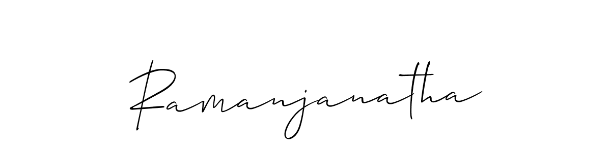 How to make Ramanjanatha name signature. Use Allison_Script style for creating short signs online. This is the latest handwritten sign. Ramanjanatha signature style 2 images and pictures png