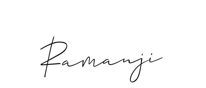 Once you've used our free online signature maker to create your best signature Allison_Script style, it's time to enjoy all of the benefits that Ramanji name signing documents. Ramanji signature style 2 images and pictures png