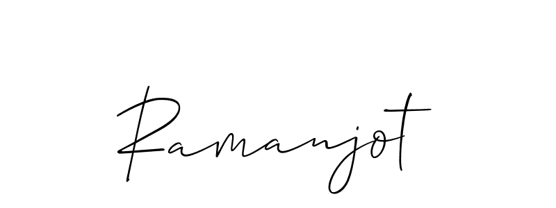 if you are searching for the best signature style for your name Ramanjot. so please give up your signature search. here we have designed multiple signature styles  using Allison_Script. Ramanjot signature style 2 images and pictures png