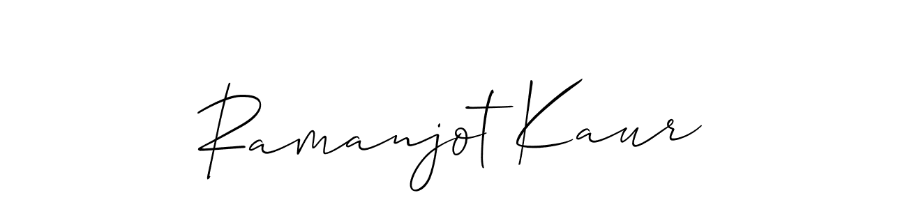 Once you've used our free online signature maker to create your best signature Allison_Script style, it's time to enjoy all of the benefits that Ramanjot Kaur name signing documents. Ramanjot Kaur signature style 2 images and pictures png