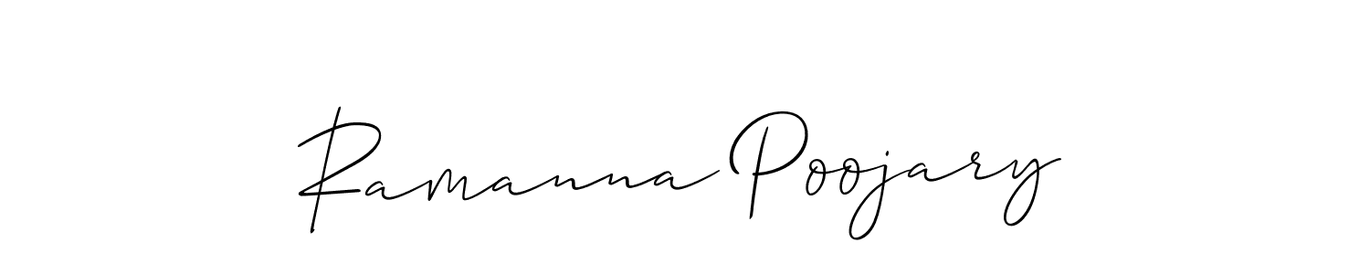 Make a beautiful signature design for name Ramanna Poojary. Use this online signature maker to create a handwritten signature for free. Ramanna Poojary signature style 2 images and pictures png