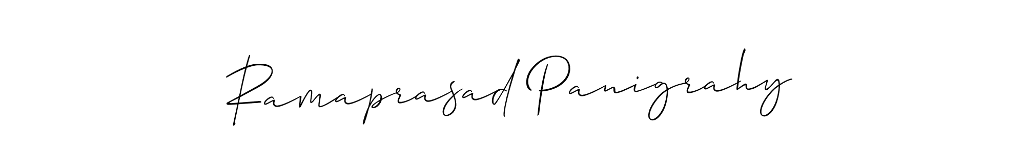 You can use this online signature creator to create a handwritten signature for the name Ramaprasad Panigrahy. This is the best online autograph maker. Ramaprasad Panigrahy signature style 2 images and pictures png