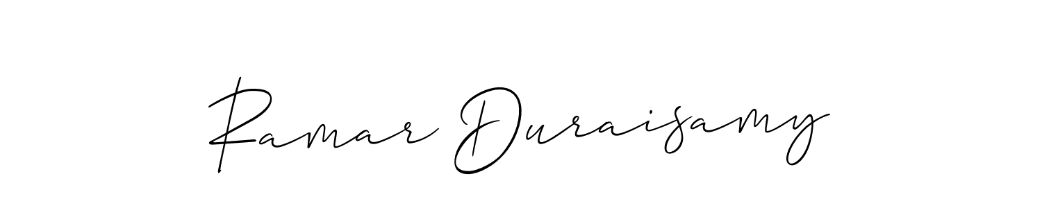 Once you've used our free online signature maker to create your best signature Allison_Script style, it's time to enjoy all of the benefits that Ramar Duraisamy name signing documents. Ramar Duraisamy signature style 2 images and pictures png