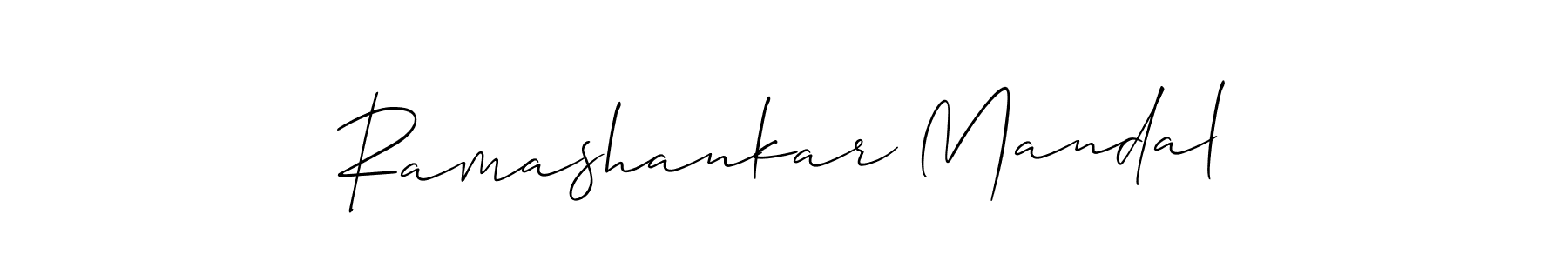 How to Draw Ramashankar Mandal signature style? Allison_Script is a latest design signature styles for name Ramashankar Mandal. Ramashankar Mandal signature style 2 images and pictures png