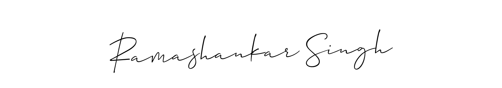 if you are searching for the best signature style for your name Ramashankar Singh. so please give up your signature search. here we have designed multiple signature styles  using Allison_Script. Ramashankar Singh signature style 2 images and pictures png