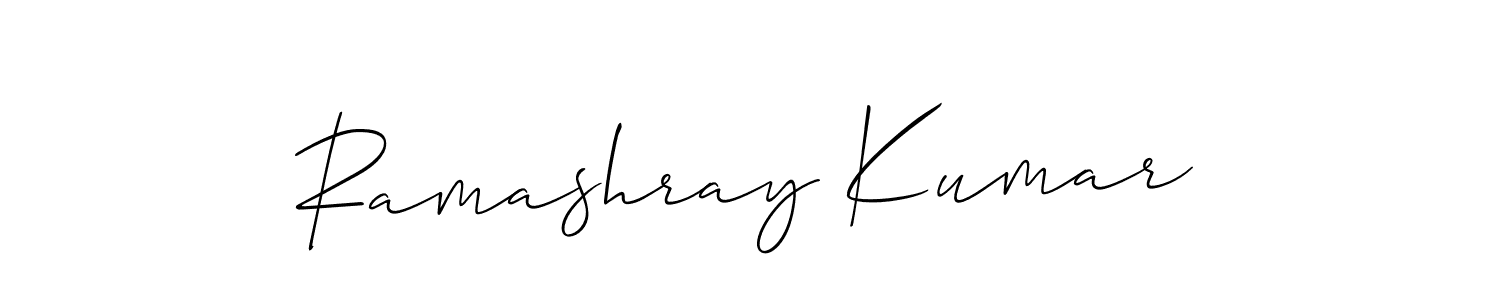 Make a short Ramashray Kumar signature style. Manage your documents anywhere anytime using Allison_Script. Create and add eSignatures, submit forms, share and send files easily. Ramashray Kumar signature style 2 images and pictures png