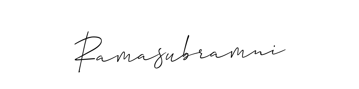 Best and Professional Signature Style for Ramasubramni. Allison_Script Best Signature Style Collection. Ramasubramni signature style 2 images and pictures png