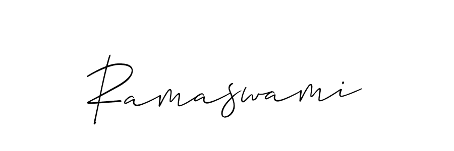 Best and Professional Signature Style for Ramaswami. Allison_Script Best Signature Style Collection. Ramaswami signature style 2 images and pictures png