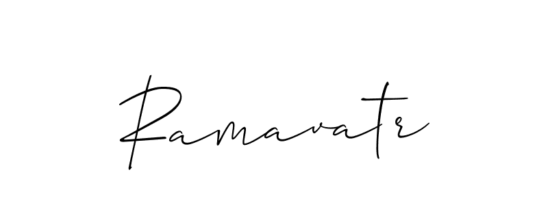You can use this online signature creator to create a handwritten signature for the name Ramavatr. This is the best online autograph maker. Ramavatr signature style 2 images and pictures png