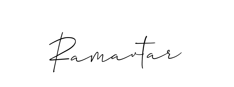 Also You can easily find your signature by using the search form. We will create Ramavtar name handwritten signature images for you free of cost using Allison_Script sign style. Ramavtar signature style 2 images and pictures png
