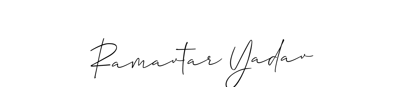 Make a beautiful signature design for name Ramavtar Yadav. Use this online signature maker to create a handwritten signature for free. Ramavtar Yadav signature style 2 images and pictures png