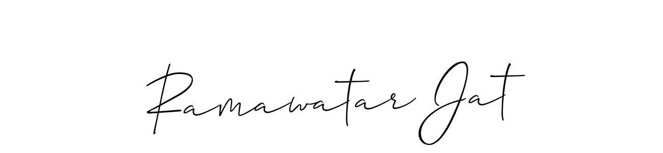 This is the best signature style for the Ramawatar Jat name. Also you like these signature font (Allison_Script). Mix name signature. Ramawatar Jat signature style 2 images and pictures png