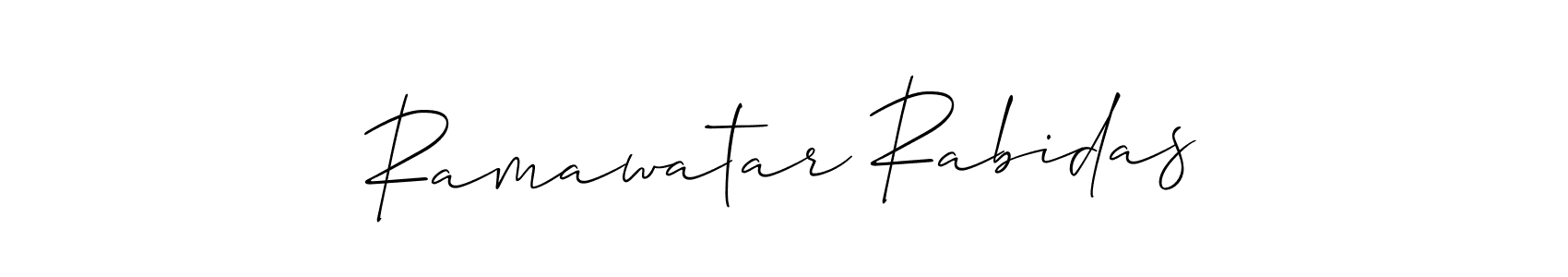 if you are searching for the best signature style for your name Ramawatar Rabidas. so please give up your signature search. here we have designed multiple signature styles  using Allison_Script. Ramawatar Rabidas signature style 2 images and pictures png