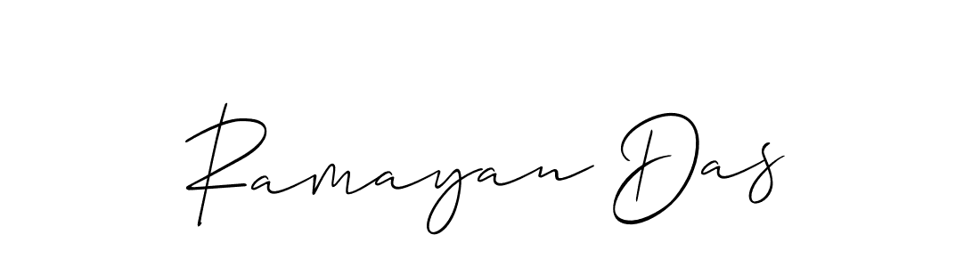 Ramayan Das stylish signature style. Best Handwritten Sign (Allison_Script) for my name. Handwritten Signature Collection Ideas for my name Ramayan Das. Ramayan Das signature style 2 images and pictures png