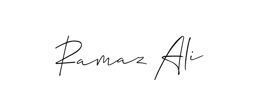 This is the best signature style for the Ramaz Ali name. Also you like these signature font (Allison_Script). Mix name signature. Ramaz Ali signature style 2 images and pictures png