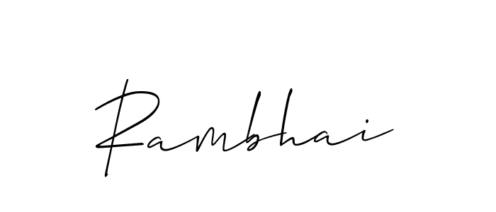This is the best signature style for the Rambhai name. Also you like these signature font (Allison_Script). Mix name signature. Rambhai signature style 2 images and pictures png