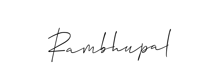 Make a short Rambhupal signature style. Manage your documents anywhere anytime using Allison_Script. Create and add eSignatures, submit forms, share and send files easily. Rambhupal signature style 2 images and pictures png