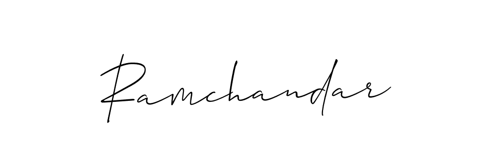 Ramchandar stylish signature style. Best Handwritten Sign (Allison_Script) for my name. Handwritten Signature Collection Ideas for my name Ramchandar. Ramchandar signature style 2 images and pictures png