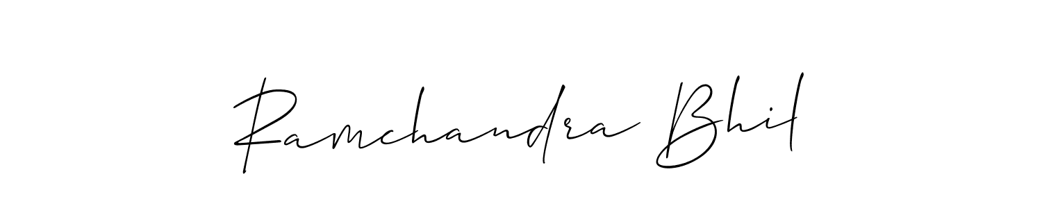 Also we have Ramchandra Bhil name is the best signature style. Create professional handwritten signature collection using Allison_Script autograph style. Ramchandra Bhil signature style 2 images and pictures png