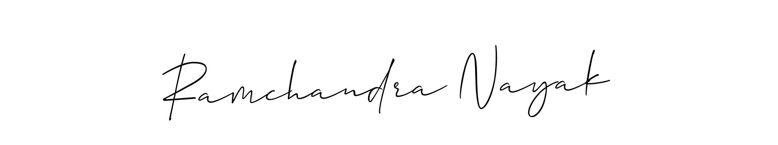 Allison_Script is a professional signature style that is perfect for those who want to add a touch of class to their signature. It is also a great choice for those who want to make their signature more unique. Get Ramchandra Nayak name to fancy signature for free. Ramchandra Nayak signature style 2 images and pictures png