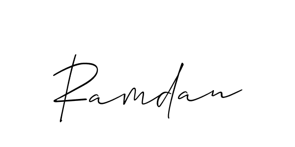 Make a beautiful signature design for name Ramdan. Use this online signature maker to create a handwritten signature for free. Ramdan signature style 2 images and pictures png