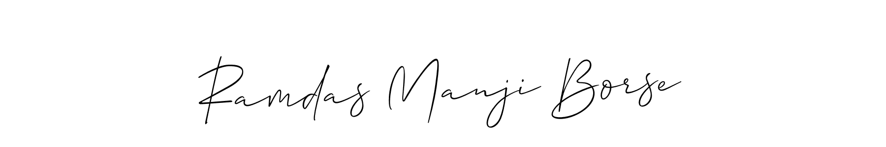 How to Draw Ramdas Manji Borse signature style? Allison_Script is a latest design signature styles for name Ramdas Manji Borse. Ramdas Manji Borse signature style 2 images and pictures png