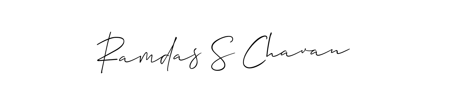 How to make Ramdas S Chavan signature? Allison_Script is a professional autograph style. Create handwritten signature for Ramdas S Chavan name. Ramdas S Chavan signature style 2 images and pictures png