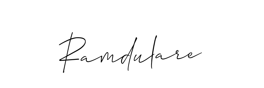 Also You can easily find your signature by using the search form. We will create Ramdulare name handwritten signature images for you free of cost using Allison_Script sign style. Ramdulare signature style 2 images and pictures png