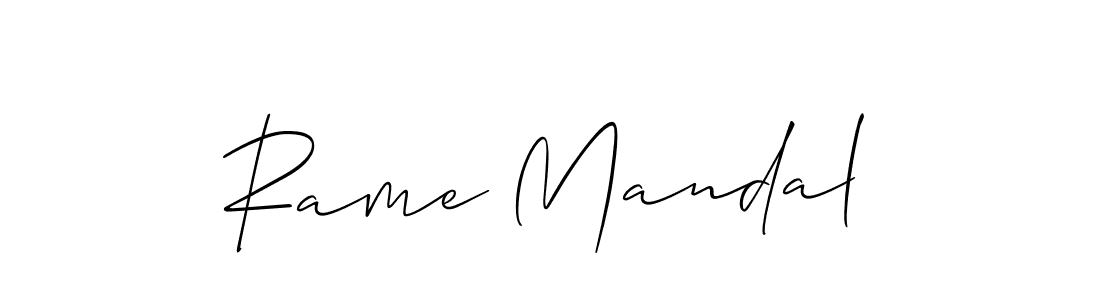 Check out images of Autograph of Rame Mandal name. Actor Rame Mandal Signature Style. Allison_Script is a professional sign style online. Rame Mandal signature style 2 images and pictures png