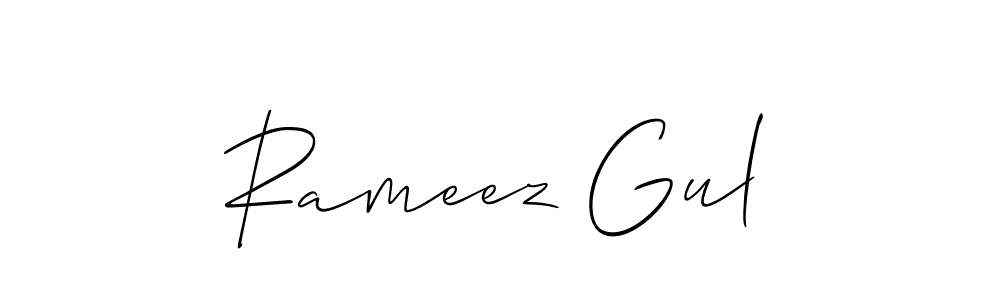 Once you've used our free online signature maker to create your best signature Allison_Script style, it's time to enjoy all of the benefits that Rameez Gul name signing documents. Rameez Gul signature style 2 images and pictures png