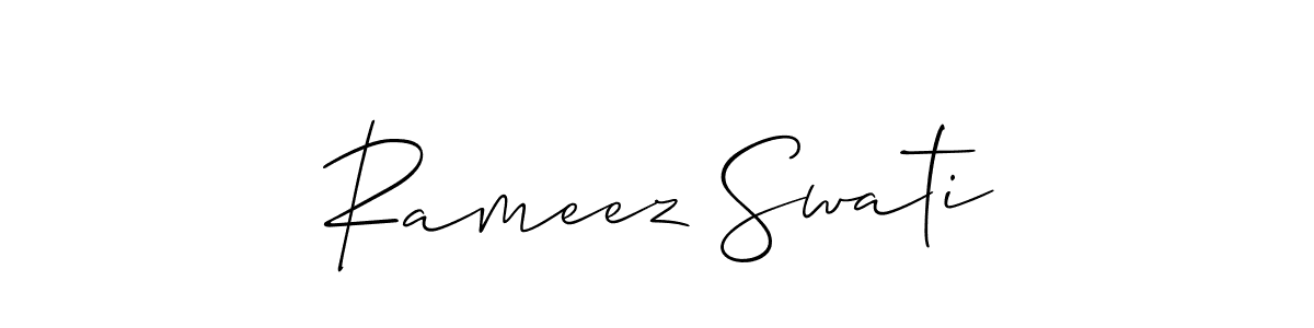 Check out images of Autograph of Rameez Swati name. Actor Rameez Swati Signature Style. Allison_Script is a professional sign style online. Rameez Swati signature style 2 images and pictures png