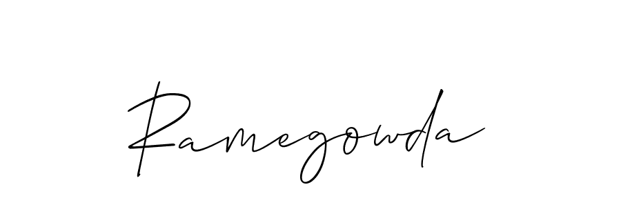 Similarly Allison_Script is the best handwritten signature design. Signature creator online .You can use it as an online autograph creator for name Ramegowda. Ramegowda signature style 2 images and pictures png