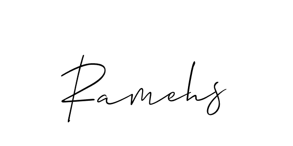 Make a beautiful signature design for name Ramehs. Use this online signature maker to create a handwritten signature for free. Ramehs signature style 2 images and pictures png