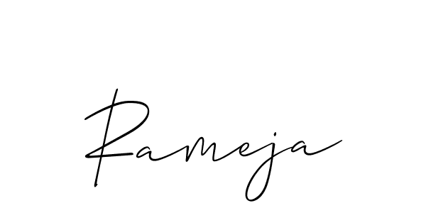 Once you've used our free online signature maker to create your best signature Allison_Script style, it's time to enjoy all of the benefits that Rameja name signing documents. Rameja signature style 2 images and pictures png