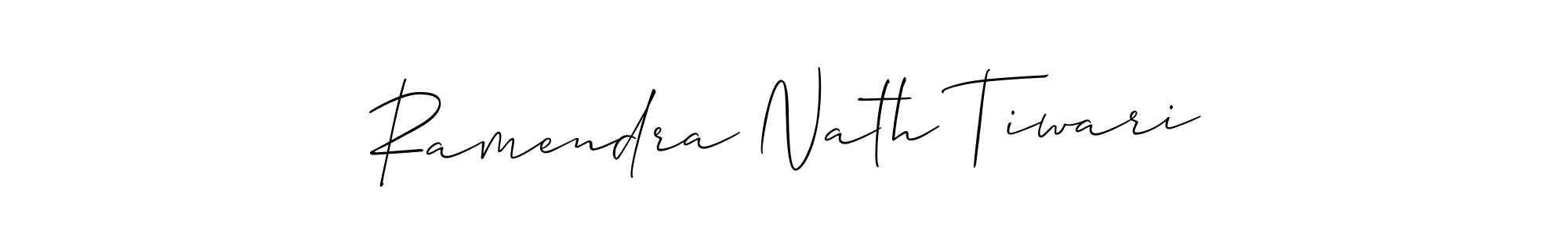 This is the best signature style for the Ramendra Nath Tiwari name. Also you like these signature font (Allison_Script). Mix name signature. Ramendra Nath Tiwari signature style 2 images and pictures png