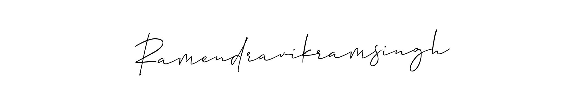 It looks lik you need a new signature style for name Ramendravikramsingh. Design unique handwritten (Allison_Script) signature with our free signature maker in just a few clicks. Ramendravikramsingh signature style 2 images and pictures png
