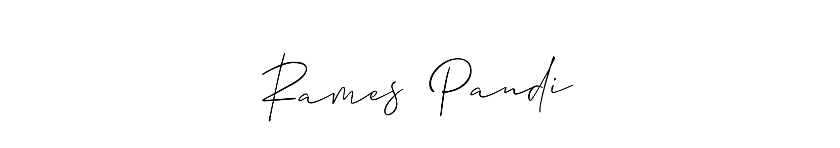 Also You can easily find your signature by using the search form. We will create Ramesশ Pandiত name handwritten signature images for you free of cost using Allison_Script sign style. Ramesশ Pandiত signature style 2 images and pictures png