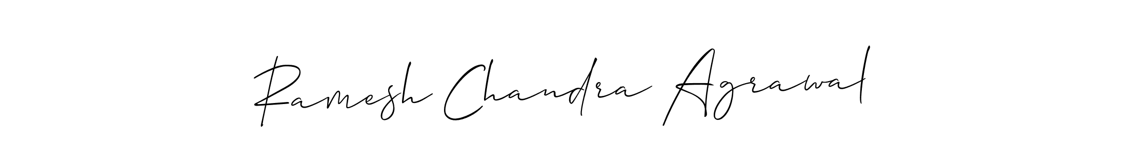 Make a short Ramesh Chandra Agrawal signature style. Manage your documents anywhere anytime using Allison_Script. Create and add eSignatures, submit forms, share and send files easily. Ramesh Chandra Agrawal signature style 2 images and pictures png